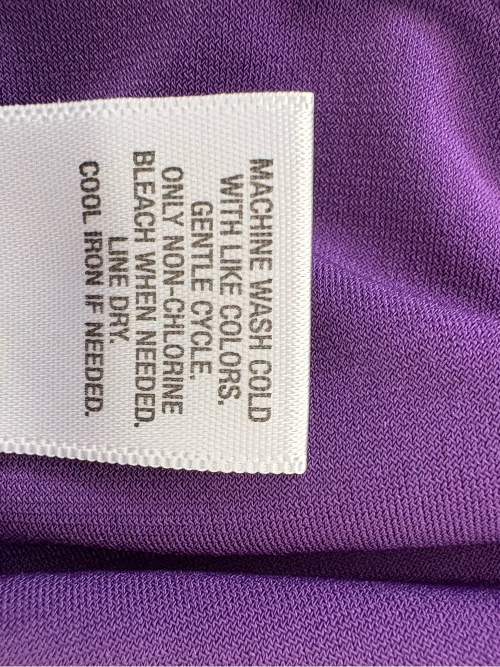Dress Barn Purple Layered-Hem Sleeveless Tank - Picture 5 of 5